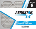 Air in 15x20x1 Filter, MERV Pleated 8, Box 6, the Aerostar USA 15x20x1, of Made