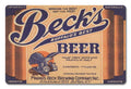 Beer gauge Beck's steel" in “Made with heavy the USA