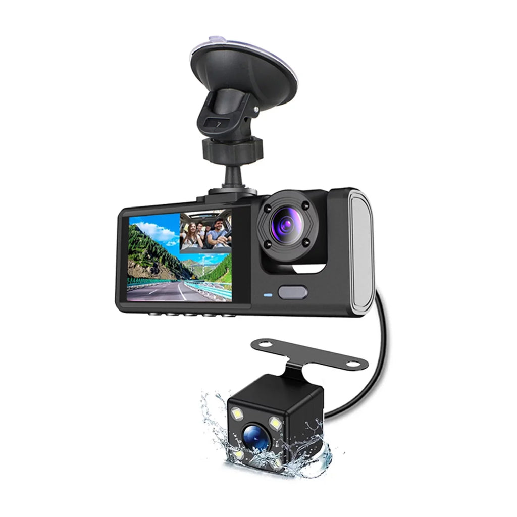 and Rearview Night Car Camera Apexeon Dash Vision Cam Recorder, Mirror Front Design Rear,