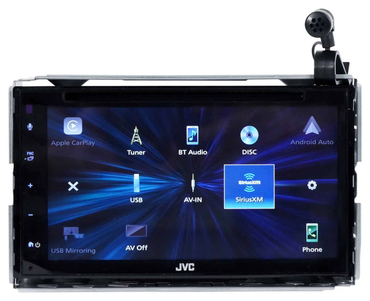 KW-V66BT Carplay JVC Camera Player Android CD/DVD 6.8" Car Receiver+Backup