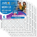 '- USA Electrostatic WICKED Air AC by Filter 13 Conditioner Pleated 1500 Furnace 10x10x1 9 Premium MERV FILTERS Comparable Filter HVAC FPR Made 10x10x1 Filters 6 & Air to AIRX Pack AIR. MPR 2200 CLEAN