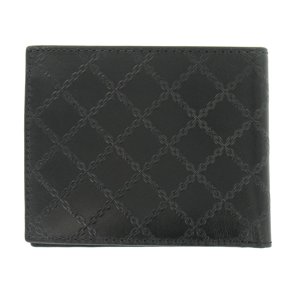Andy Michael Kors Slim Billfold Bi-Fold Mens (Black) Wallet 2 Leatehr