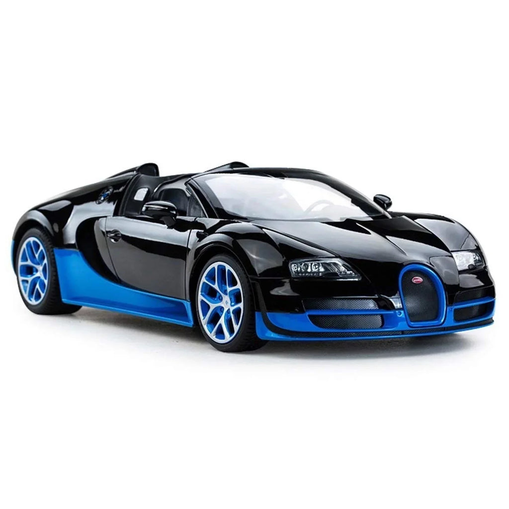Toys Gift Vitesse Grand Bugatti Rastar Veyron RC Car Sport (Black/Blue) Displayable Children 1:14 Model