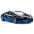 Toys Gift Vitesse Grand Bugatti Rastar Veyron RC Car Sport (Black/Blue) Displayable Children 1:14 Model