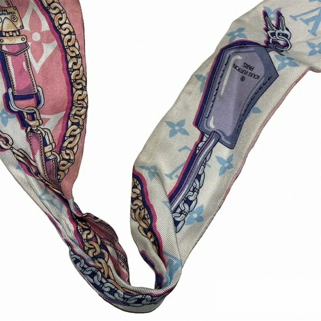 Silk Accessories Ultimate M76677 BB Bandana (Good) Women's Pre-Owned Scarf Bandeau