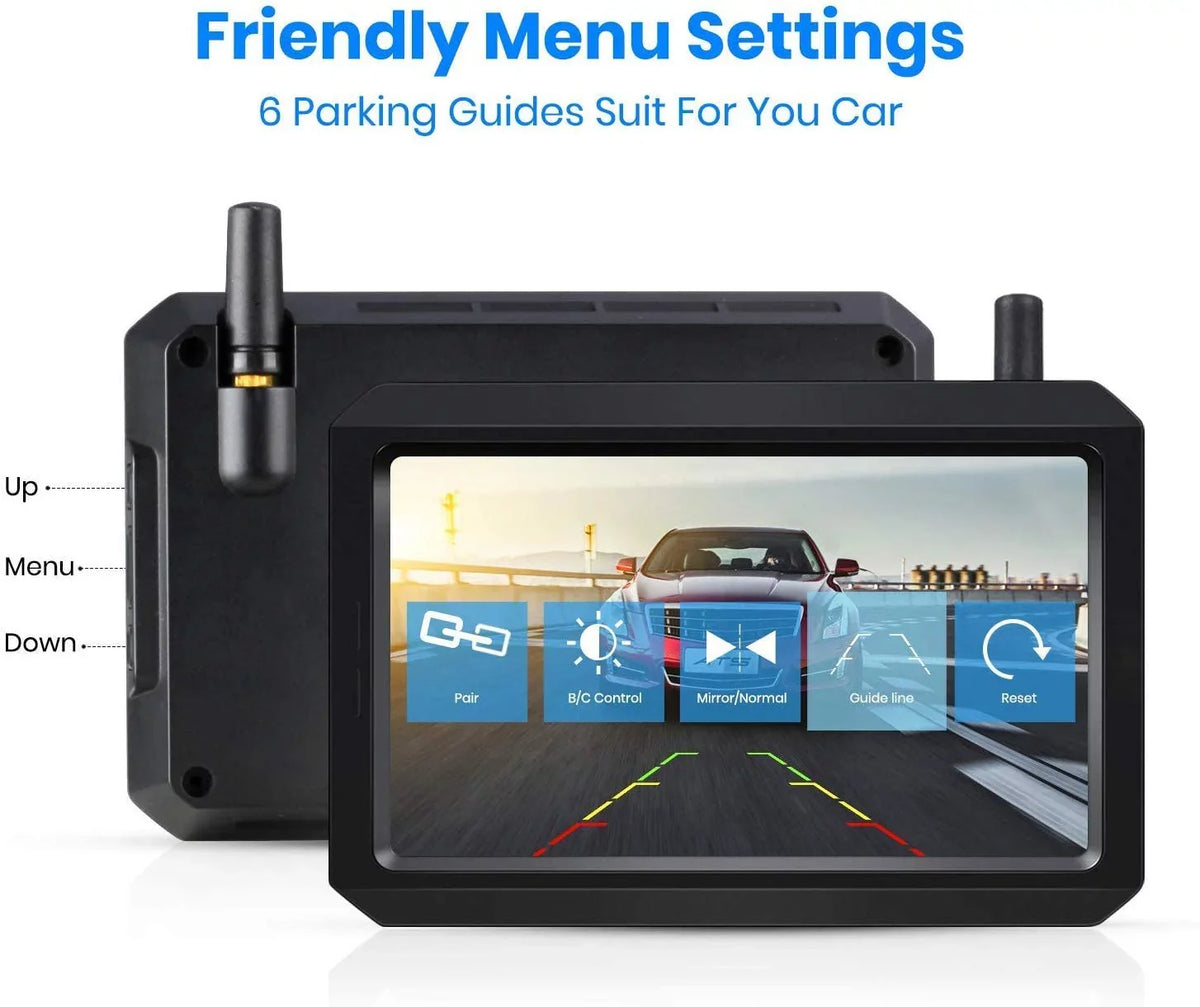 Camper,Trailer for Trailer Truck, RV, BackUp Dual Kit, Digital Waterproof Camera Cameras, Wireless Car, View Rear Camera Camera Channels Reverse