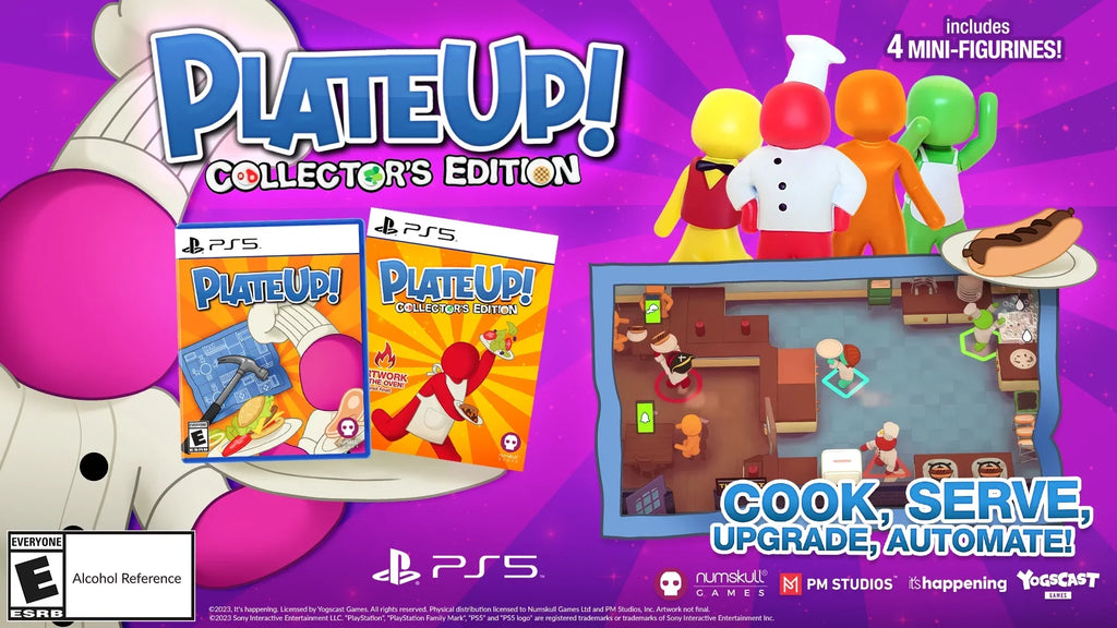 5 Collector's Edition, PlateUp!, PlayStation