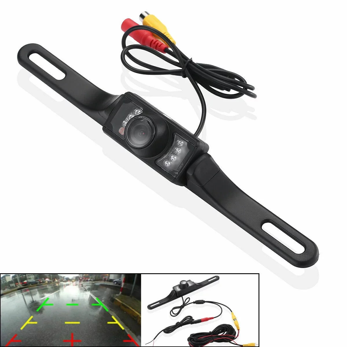 Backup View Camera Car Night Color License Rear Reverse New Waterproof Plate