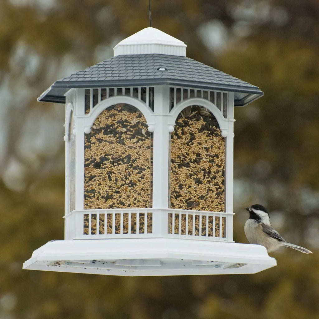 Model Feeder Gazebo Deluxe Cherry 6262 Valley Bird