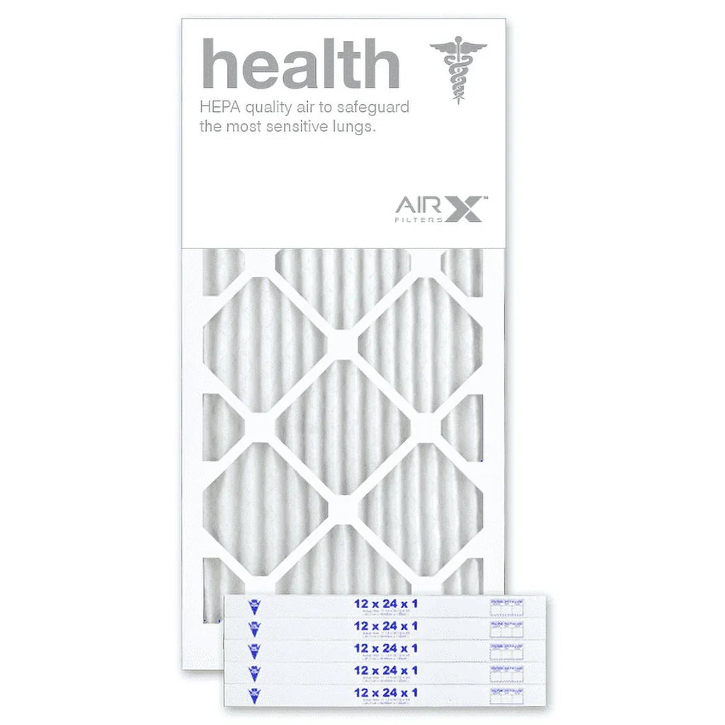 Furnace 12x24x1 of AIRx Air Air Box Filter Pleated USA Filters AC Made Health Filter MERV 6, Replacement 13 in the