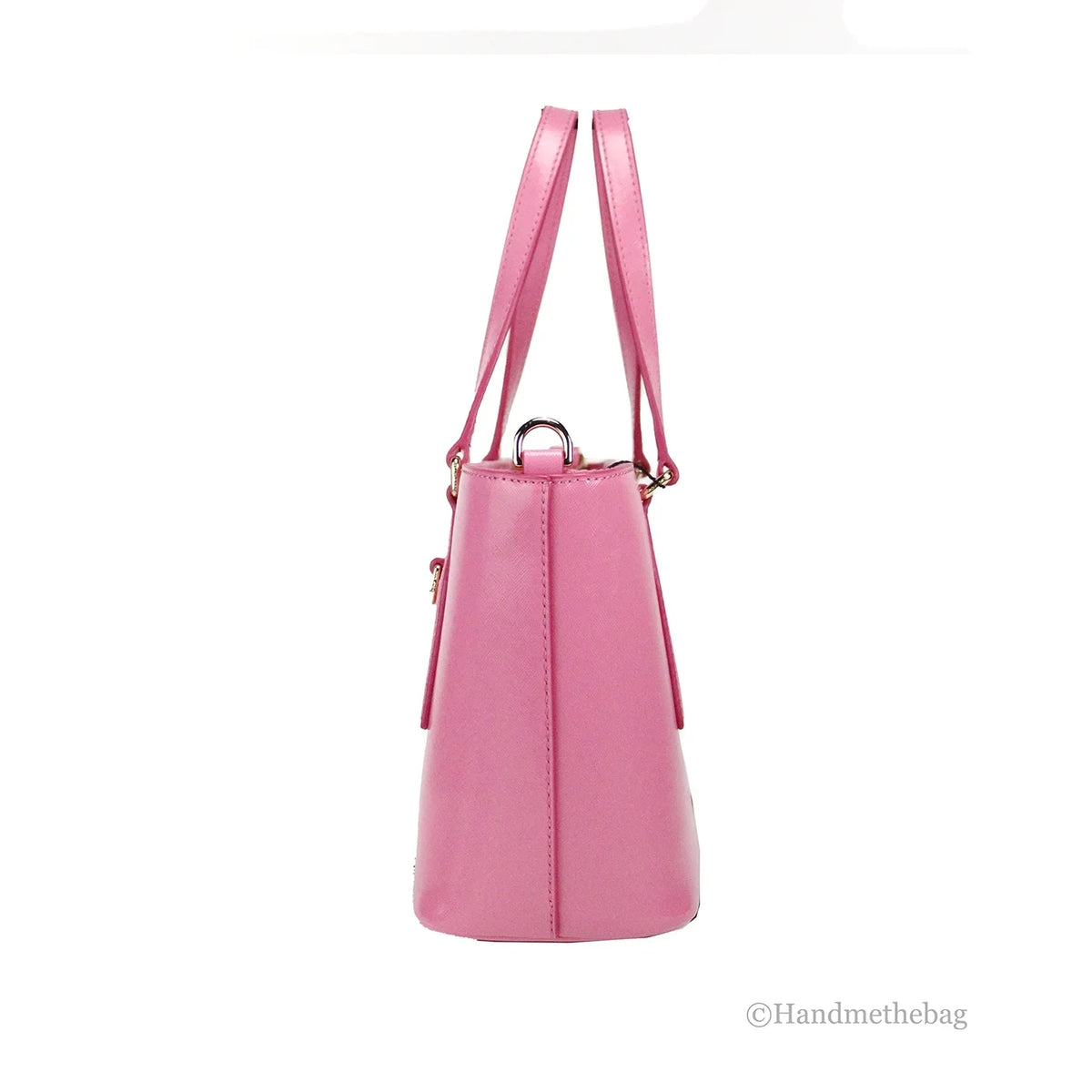 Small Marc Leather Saffiano Tote Bag Candy Jacobs Pink Crossbody