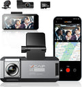 R39 GPS VVCAR WiFi IPS Car Camera Dash Parking Cam Channel 3 Rear Inside Front Mode Dashboard 5K 64GB 3.99" Card Recorder with