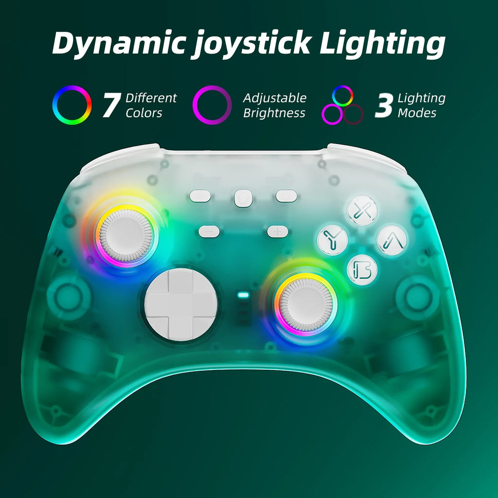 Game & Super Disc Pro Hall with Controller Mario 2 Green Nintendo and Switch Joysticks for Upgraded Triggers Switch/PC/IOS/Android/Steam Maker Effect
