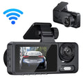 Auto Safety Car 3 Camera Recorder Cam Wide Andoer Car Car Multi-Language Recorder Cameras Clear Mirror Video Rearview Recording Camcorder Driving Dash Angle