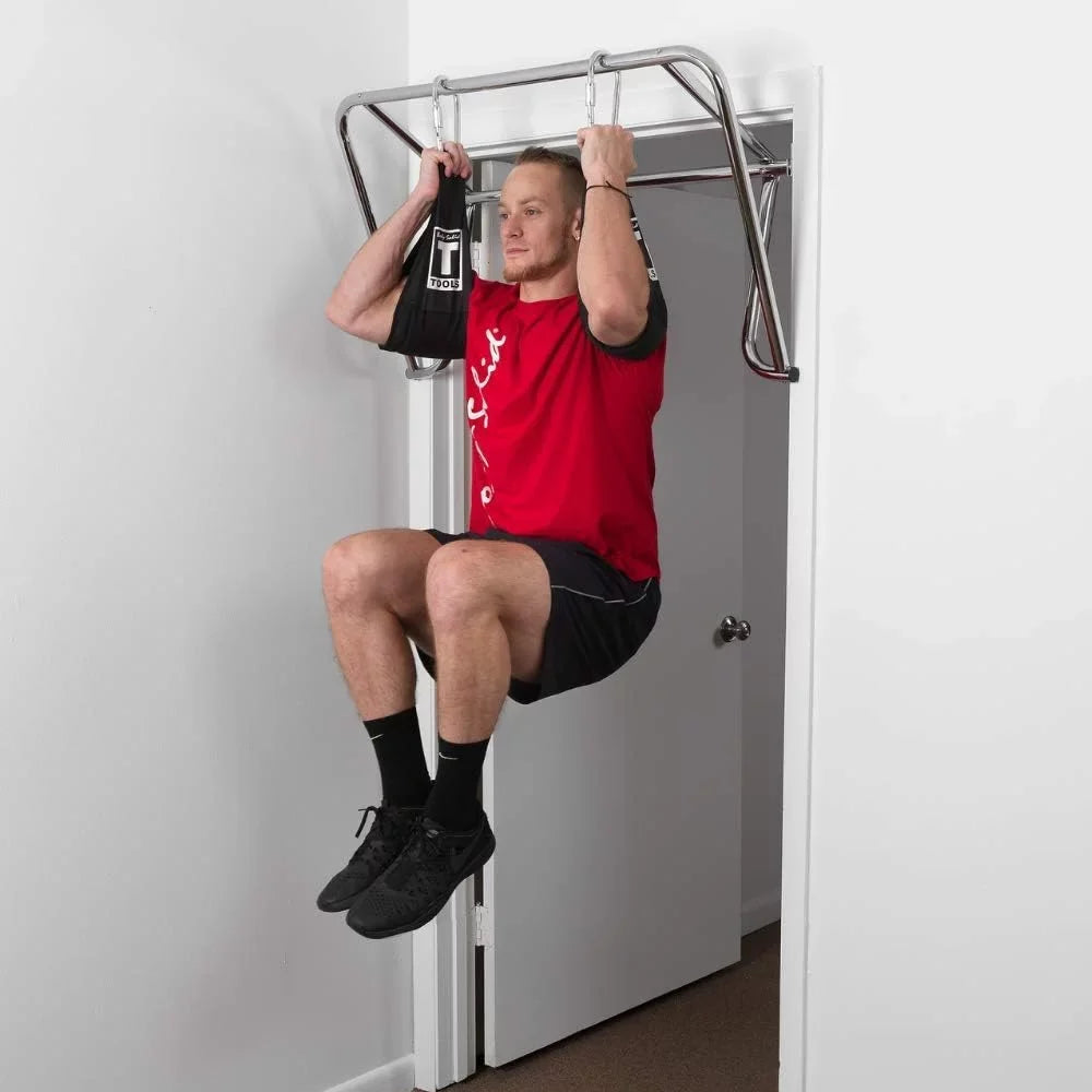 Pull-Up Exercise Bar Gym For 300Lbs Training Bar Strength Secure Up For Mount, Doorway Home Up With Adjustable Bars, Door Capacity Frame, Bar, Pull Door