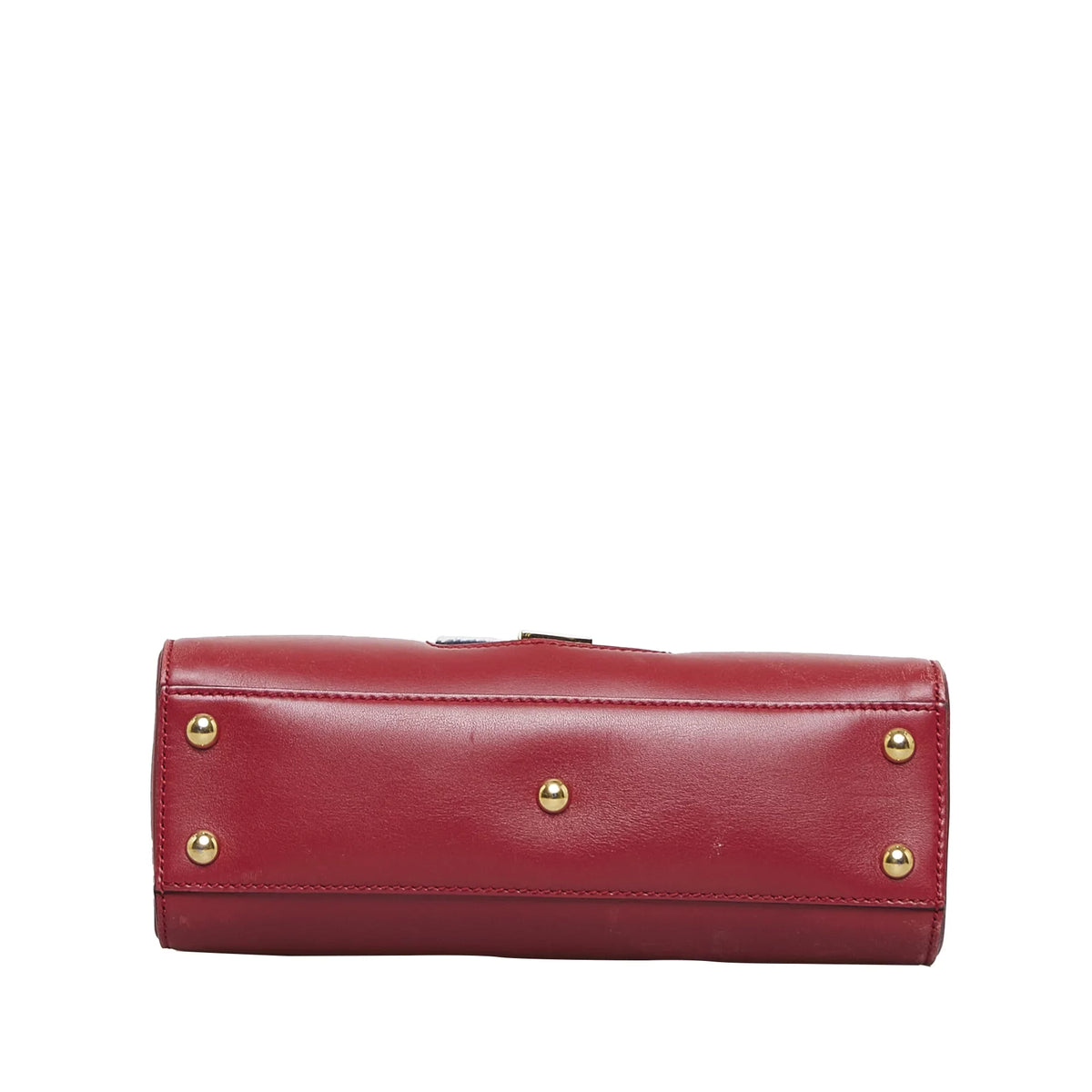 Sylvie (Good) Satchel Pre-Owned Authenticated Unisex Calf Red Leather