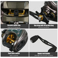 Baitcasting Fiber Ratio 6.4 Display Display Baitcaster Brake Reel Usb With Reel Carbon Reel,With 1 With Speed 1 Reel Eryue 9+1bb Brake 9+1bb Reel Carbon Speed Display Reel 6.4 Fiber Reel EXBERT Speed