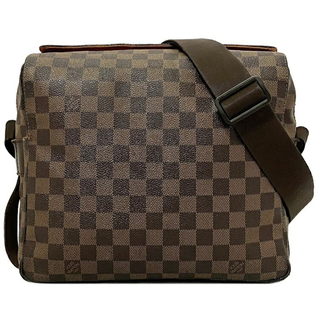 Brown Ebene N45255 (Good) SR0055 Pre-Owned Bag Damier Shoulder Naviglio