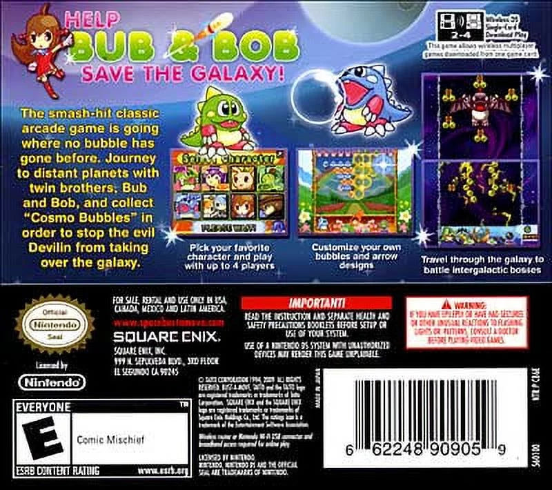 Bust-A-Move Nintendo Space - DS