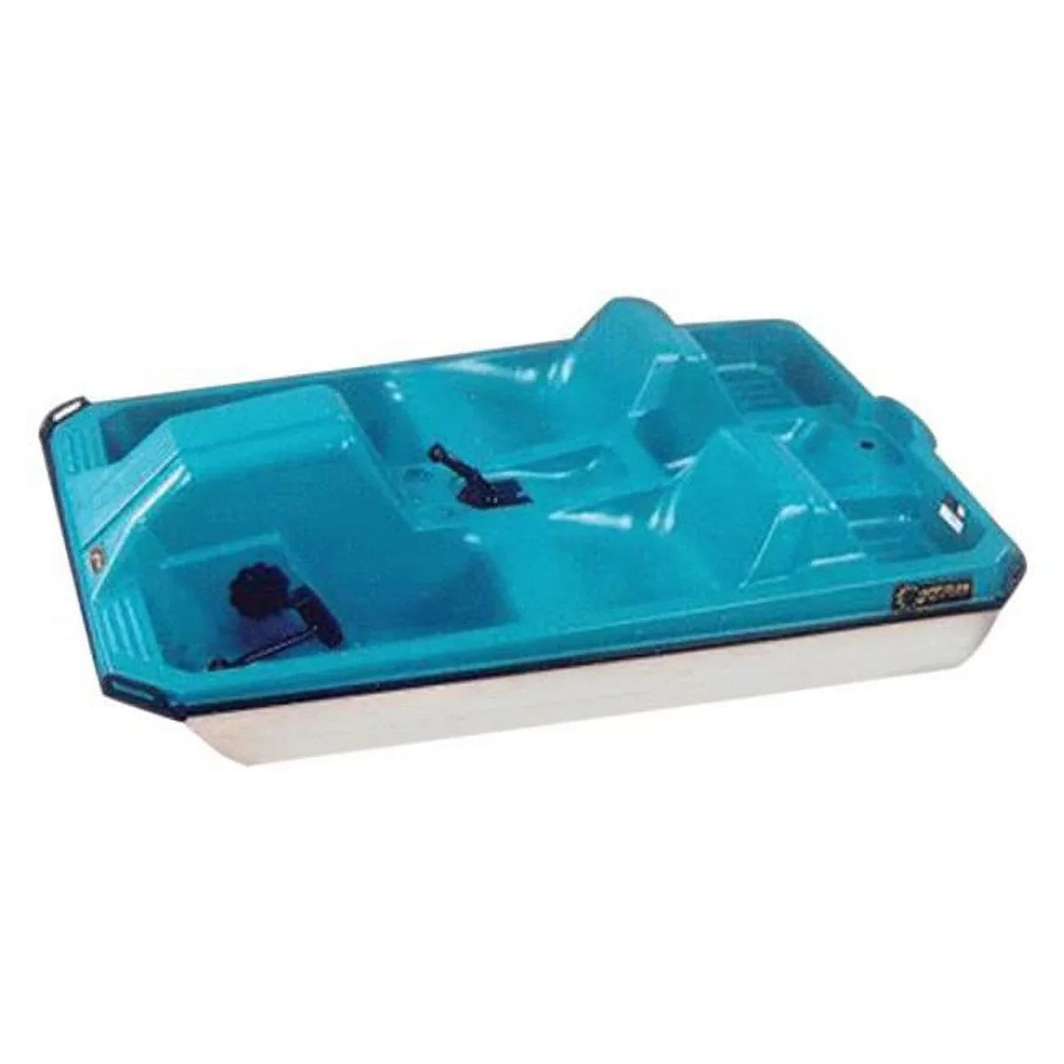 Slate ll for 74305F10 Boat 5-Seater Gray Poly-Flex Carver Boat, Cover Paddle