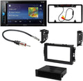 w/OEM Pioneer Kit Backup - and Din Multimedia DVD DVD Installation KIT2128 Car Nav Bundle for Stereo Chrysler / Radio Kit Touchscreen 2007 Bluetooth Aspen Camera, Dash - with Double