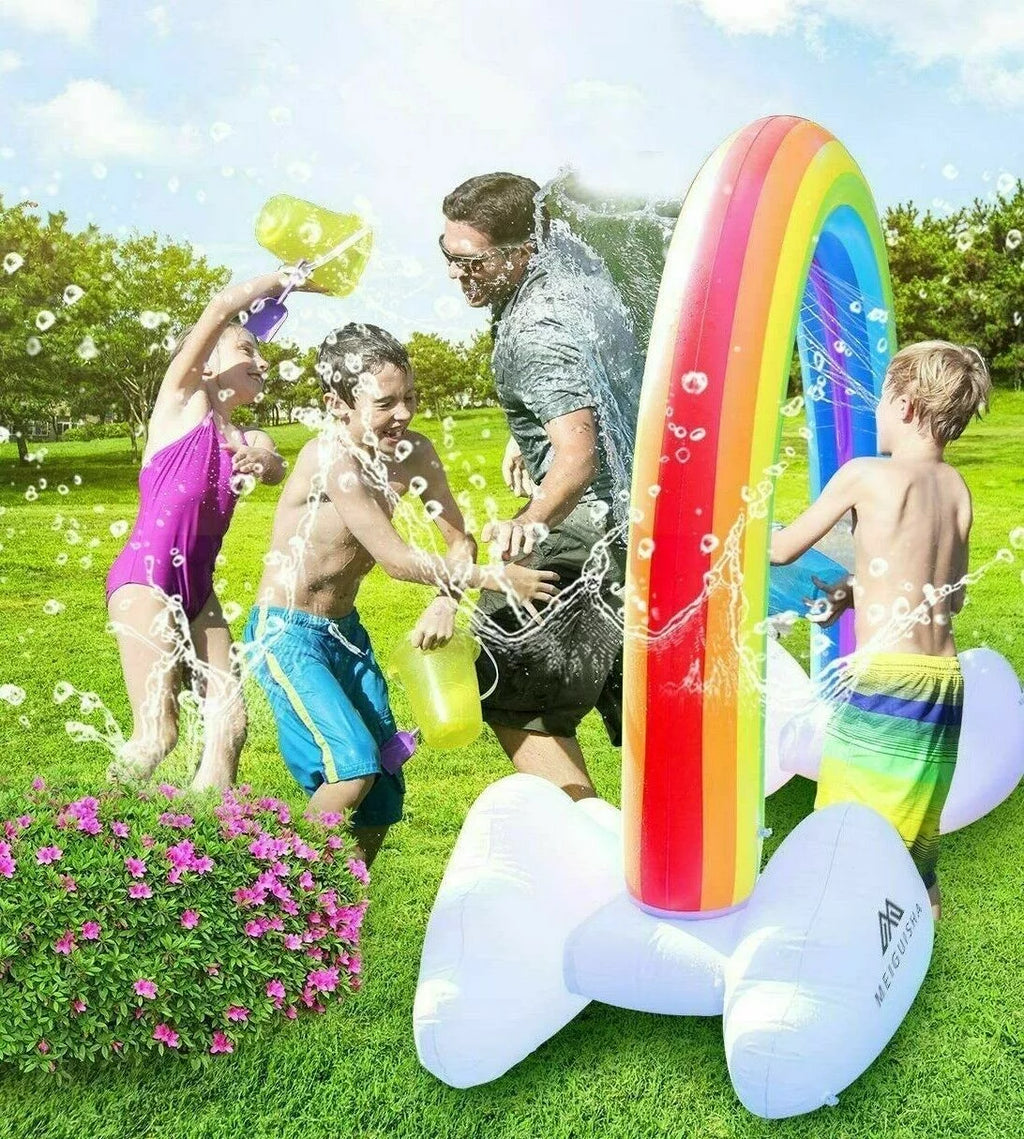 Infants 5 for Boys, Year 3 7 Toy, Rainbow Toddlers, Summer Backyard liquid Children 8 Toy Inflatable Spray Girls Kids, for 4 Old exterior Pool Fun Sprinkler 6