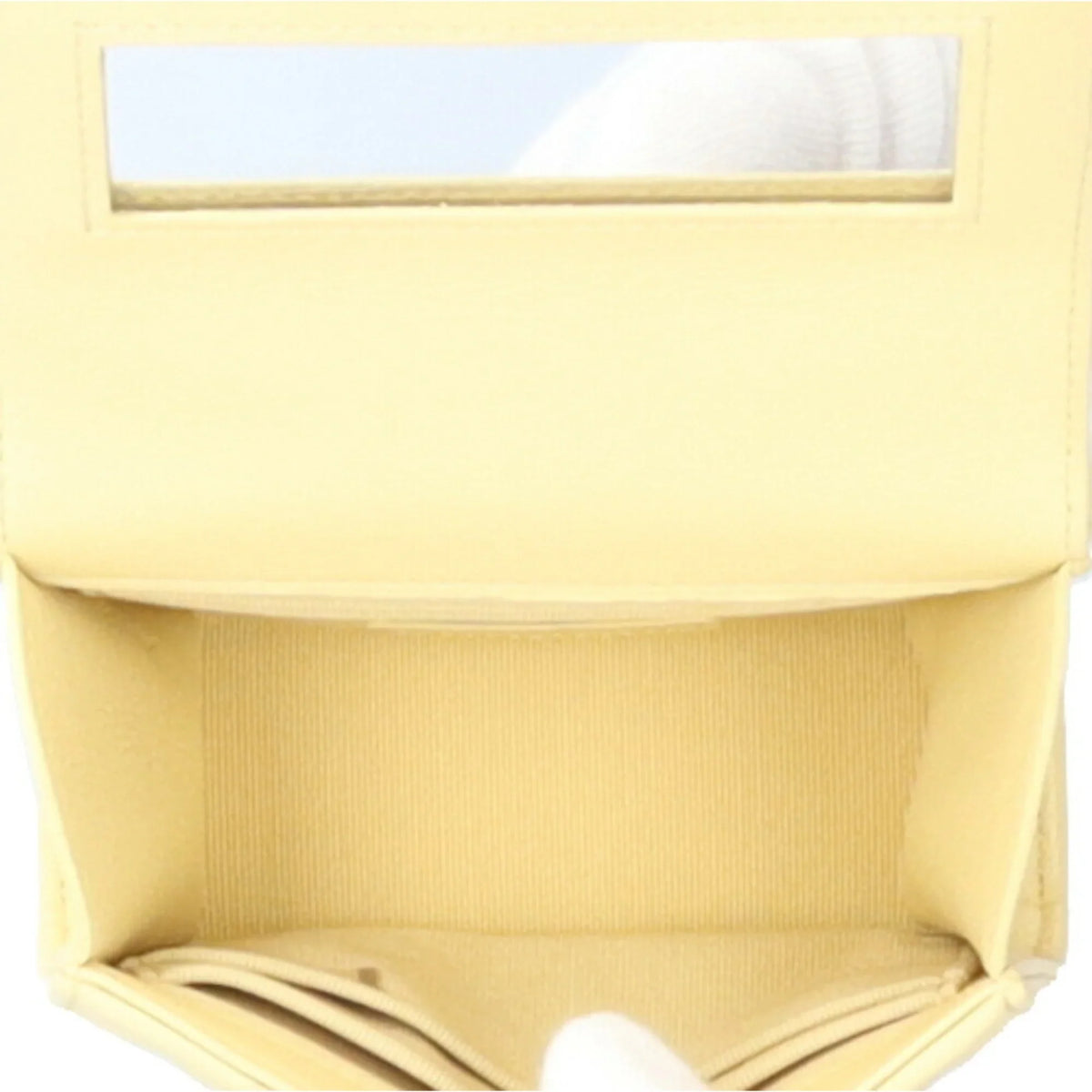 Lambskin Pre-Owned Bag AP2682 Yellow Shoulder (Good) Matelasse Women's