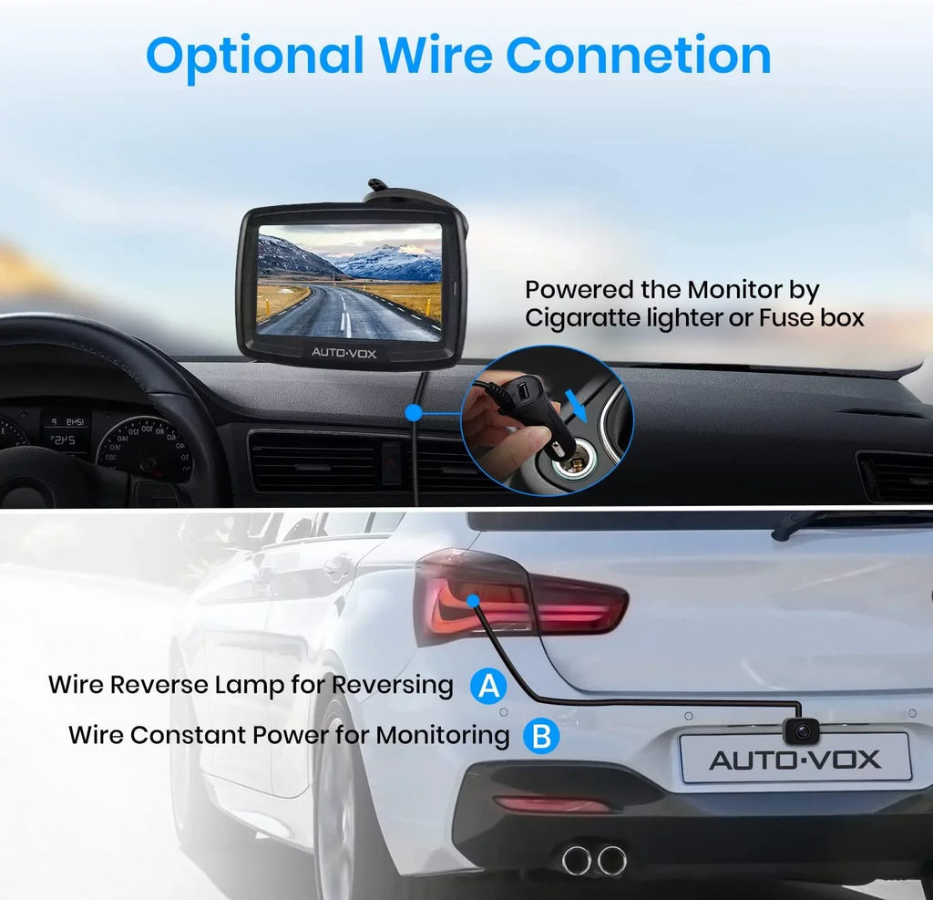 Waterproof System Wireless Camera for Wireless Trailer Rear Installation, View for Backup Camera Easy BackUp Vehicle Trucks, Digital Camera Camera Reversing