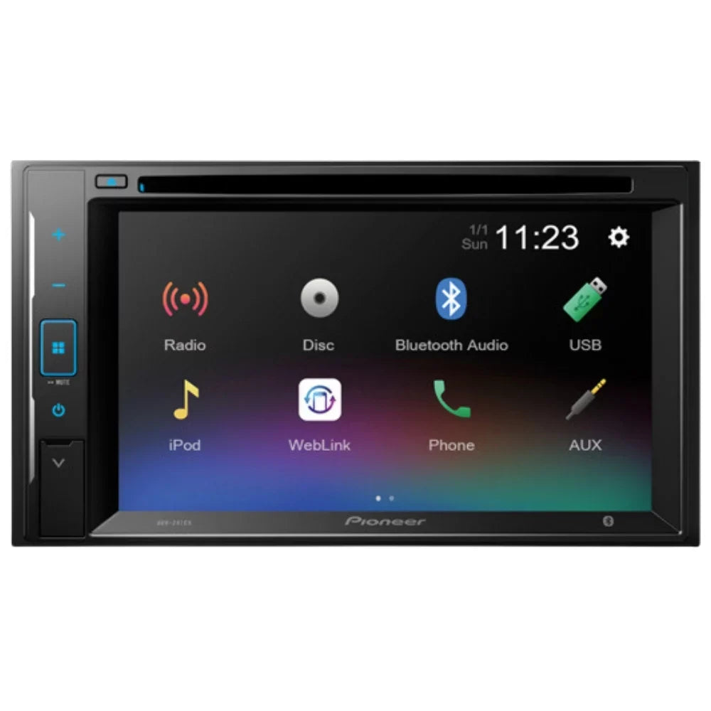 DVD/CD Double Camera/Installation AM/FM WVGA Bundle Swift 6.2" Bluetooth/Backup KIT4996 Media Receiver Kit/in-Dash 1995-2001 with Pioneer DIN for Digital Touchscreen Car Suzuki W/ Stereo