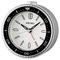 White, QHE184JLH Analog, Seiko Quartz, Clock, Mai Beep Alarm