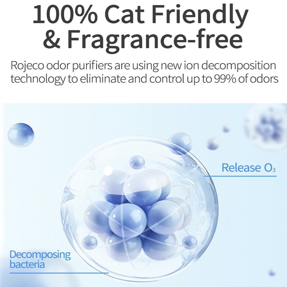 Air Rechargeable Odor Cat Pets Purifier Deodorizer Cleaner Smart Deodorization