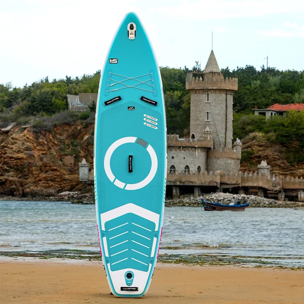 Inflatable With Board Paddle Up Stand Accessories 11'x34"x6"