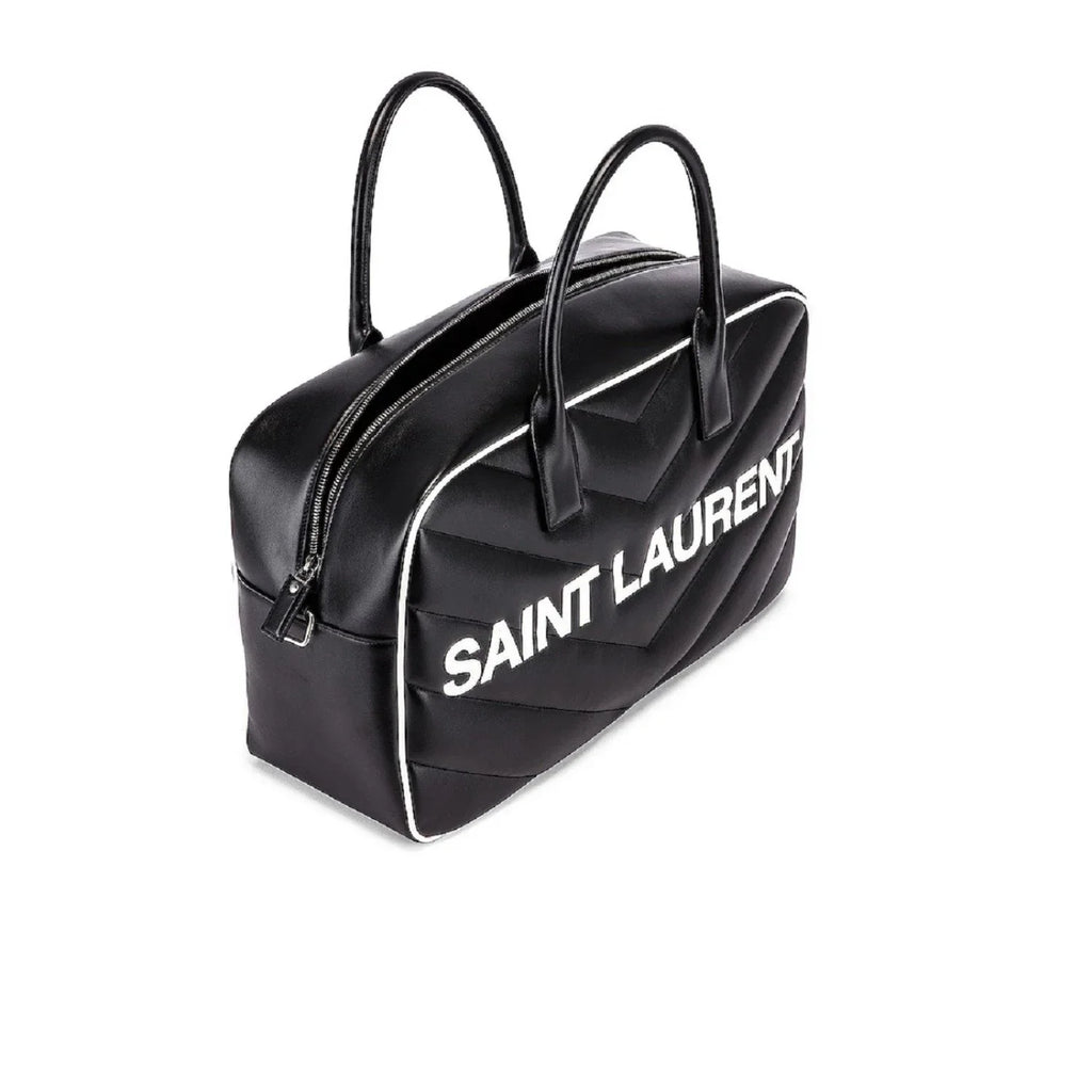Bag 525145 Bowling Laurent Duffel Miles New Leather Logo Saint Black Calf
