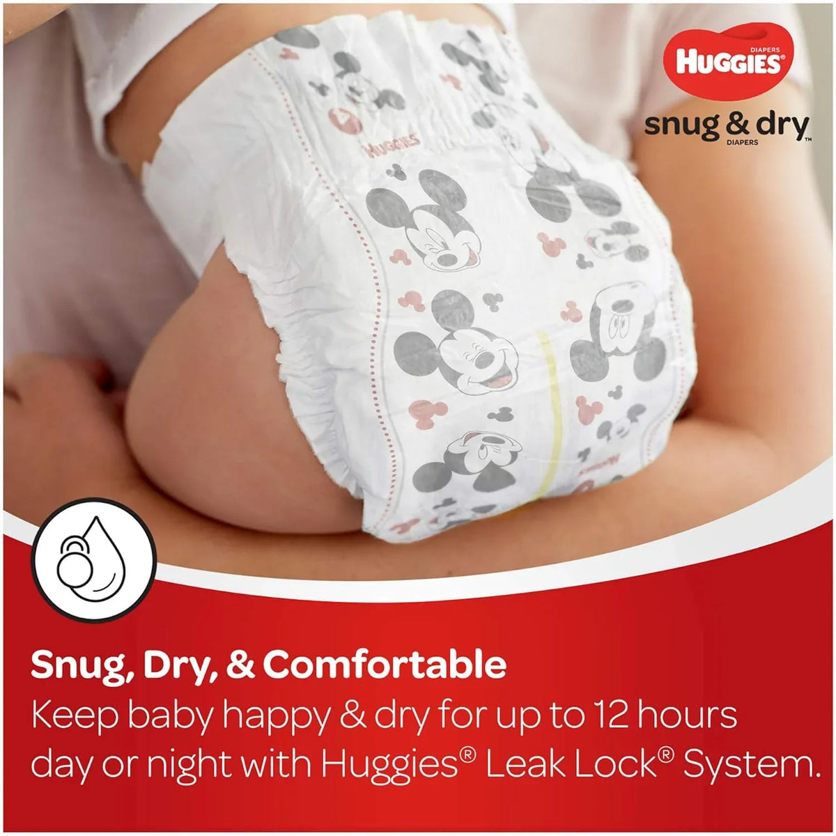 Dry (54 Snug Big HUGGIES 6 dimension and Pack, 54 Count) Diapers Baby Count