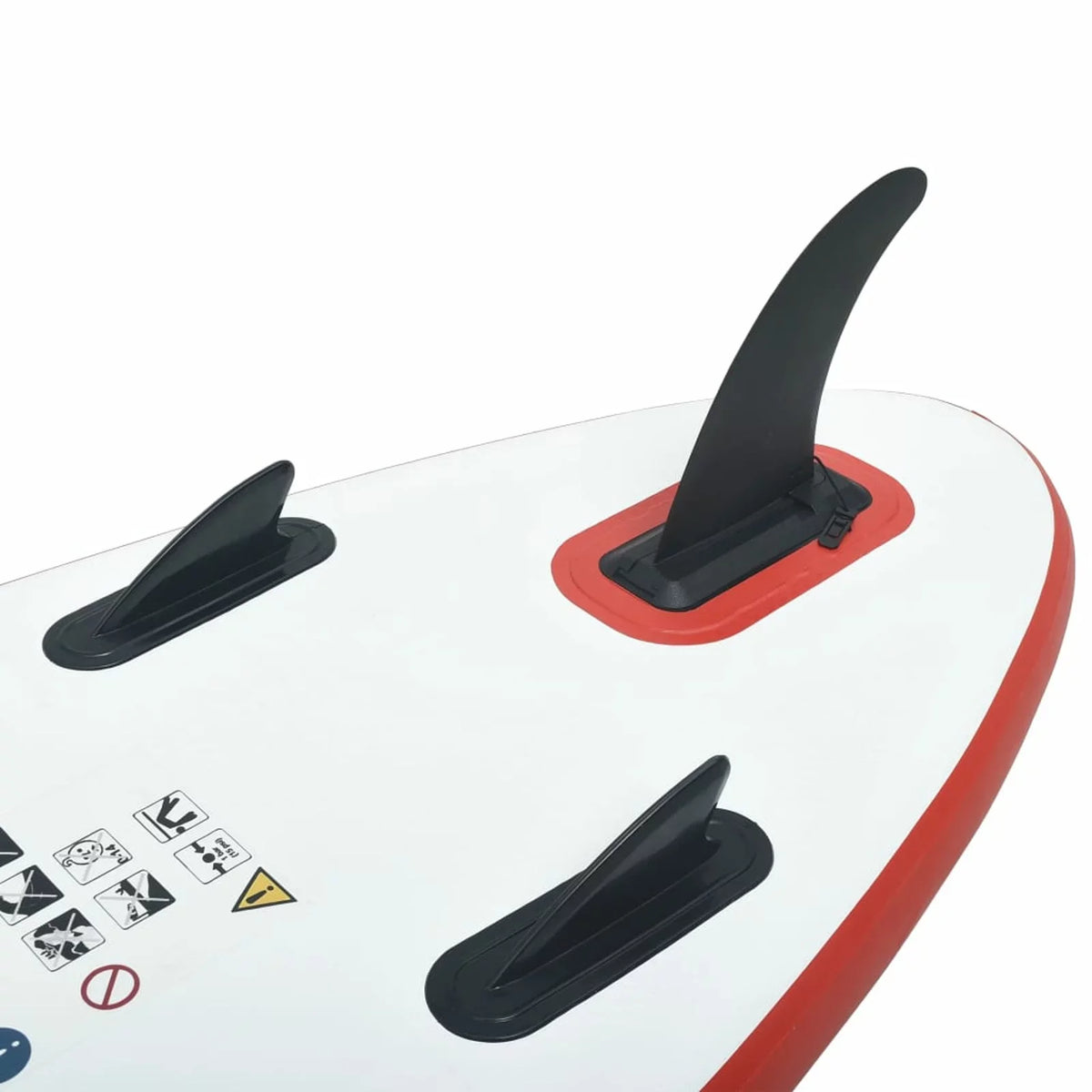 White Set Red Inflatable Andoer Paddleboard and