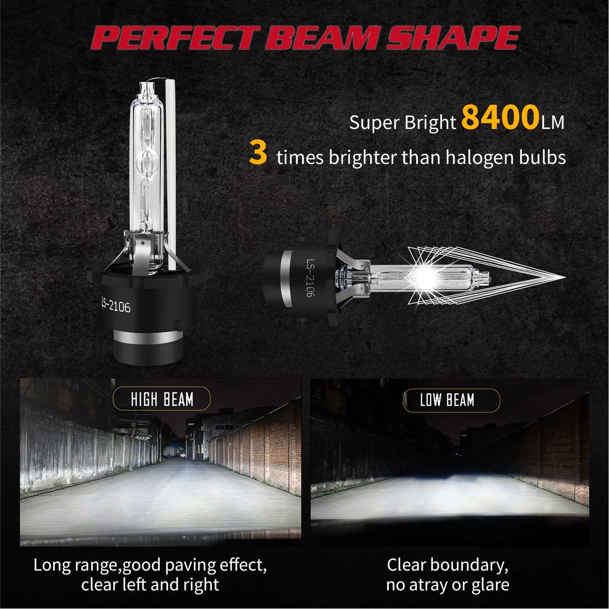 Bulbs Low ES350 2012 Headlight 2X 2011 6000K Lexus 2009 Hid 2010 Beam 2015 White 2014 for 2007 D4S 2013 2008