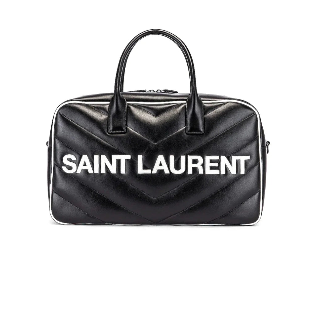 Bag 525145 Bowling Laurent Duffel Miles New Leather Logo Saint Black Calf