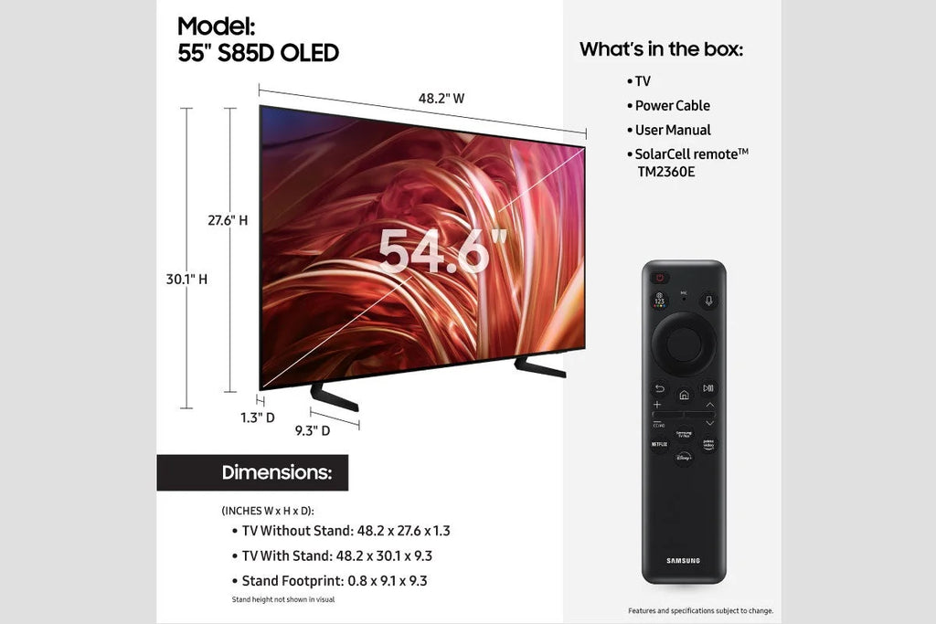 Smart 55” Class QN55S85DAEXZA OLED TV 2024 S85D