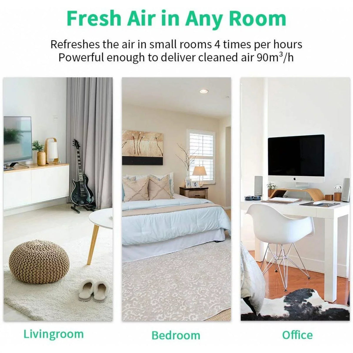 H13 Portable AP2201I Air Allergy Smoker 26dB MERV17 Asthma Sq.ft) Quiet Honati Purifiers Pets Fillo and (199 for