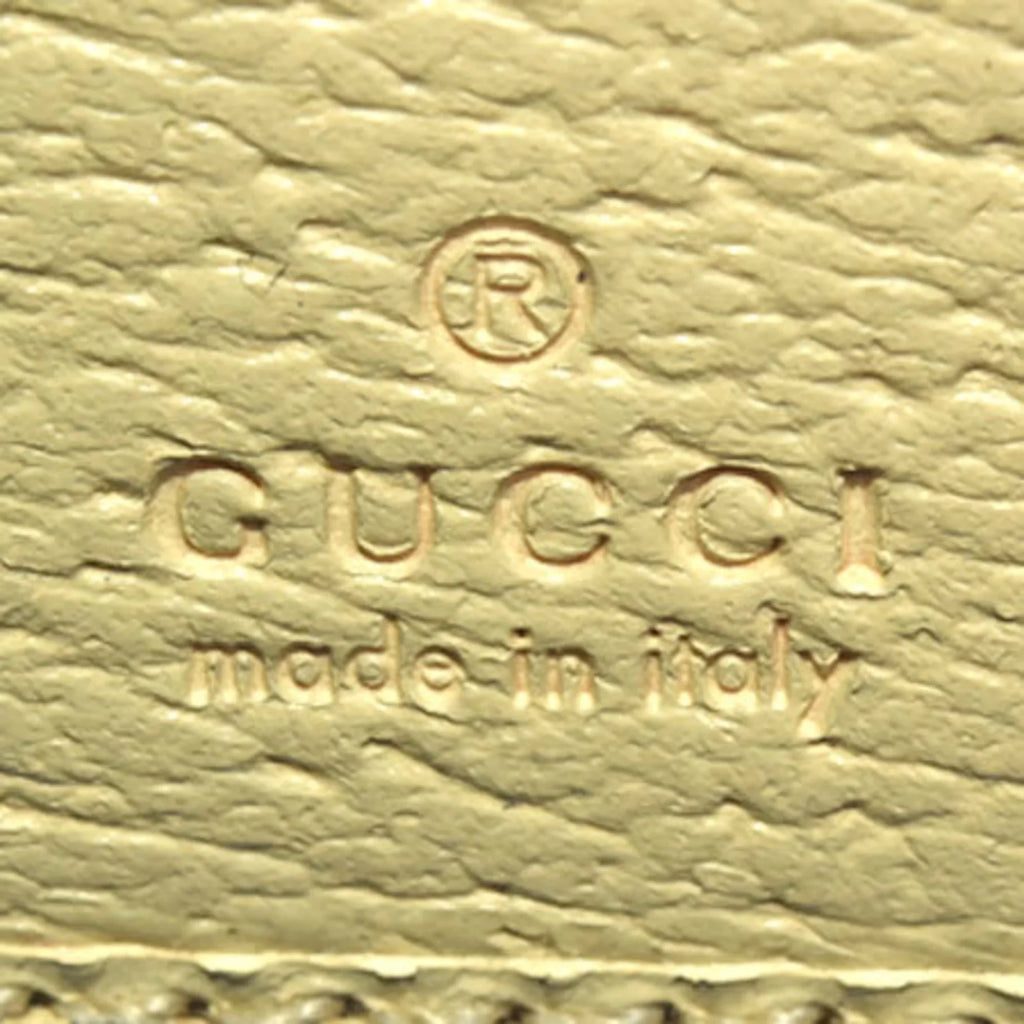 blue (Good) leather off beige Pre-Owned 625576 grid GG long around zip nylon the round wallet