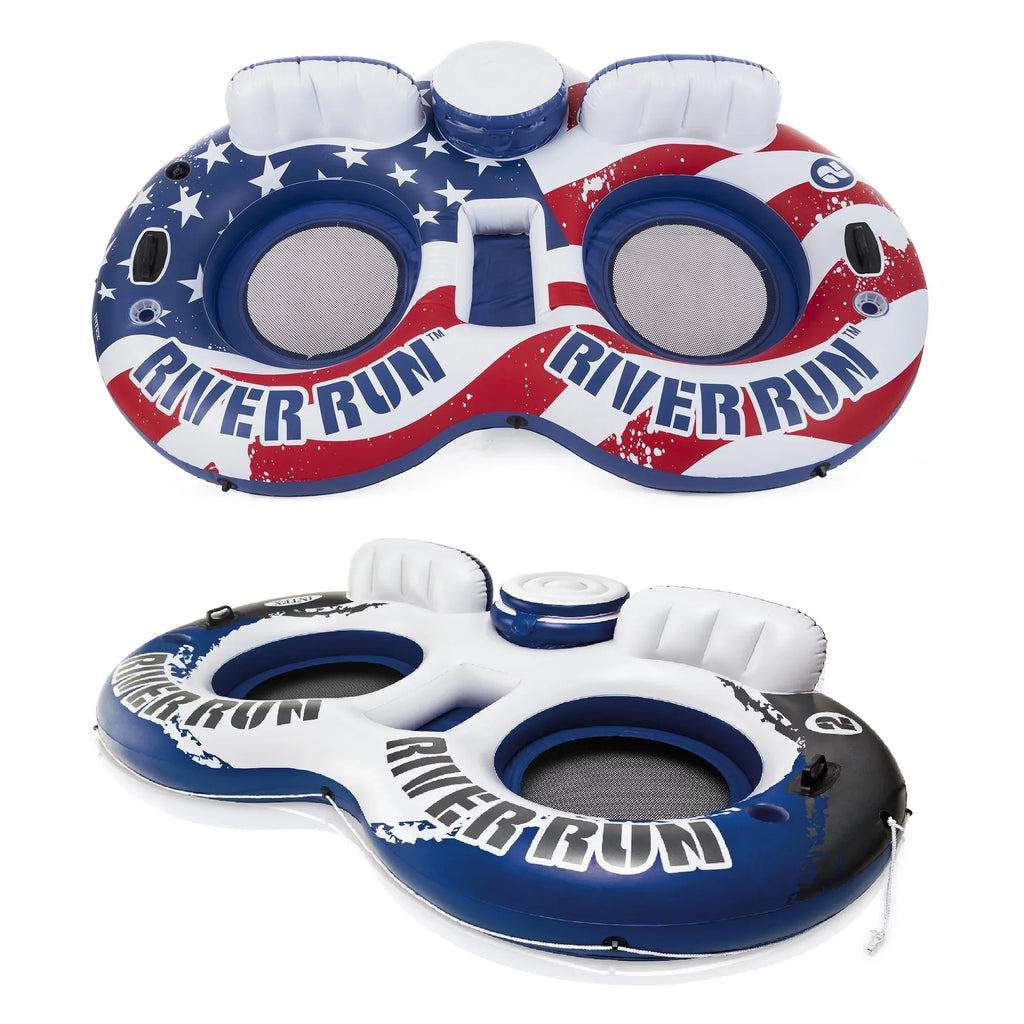 Person River & Person American Float Run 2 Flag II Intex Float 2
