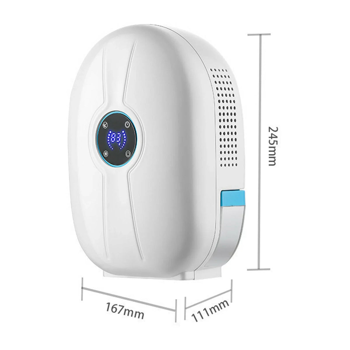 Remote Free Mini Bedroom Air Damp Dehumidifier Moisture Control 500ml Dryer Home