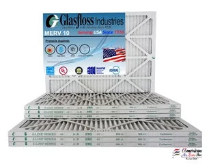15.5 Made Air Furnace (Actual x Filter - 16x20x1 -Qty:6 MERV USA - - Glasfloss in 10 19.5x7/8 inch) dimension: