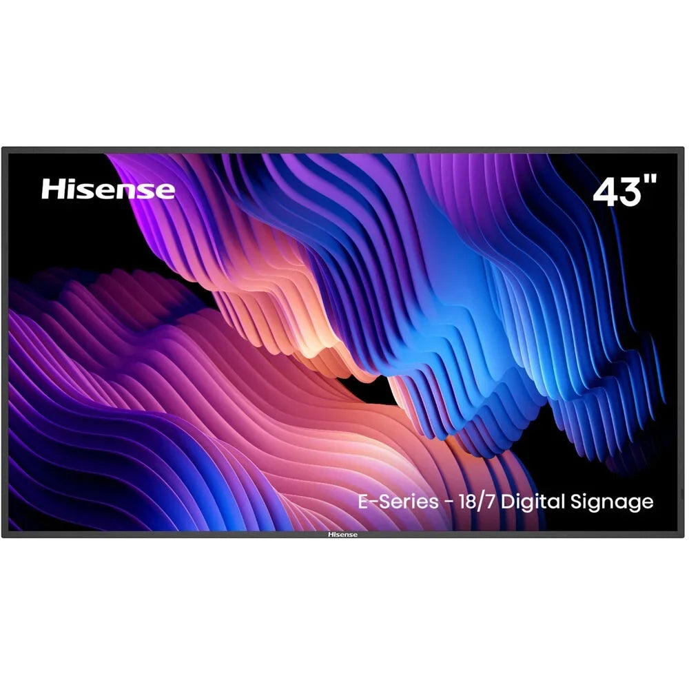 500 Landscape 18 Signage Hisense Prosumer in. 43 E-Series 4K x Digital 7 43B4E31T-A000 UHD Display Nits