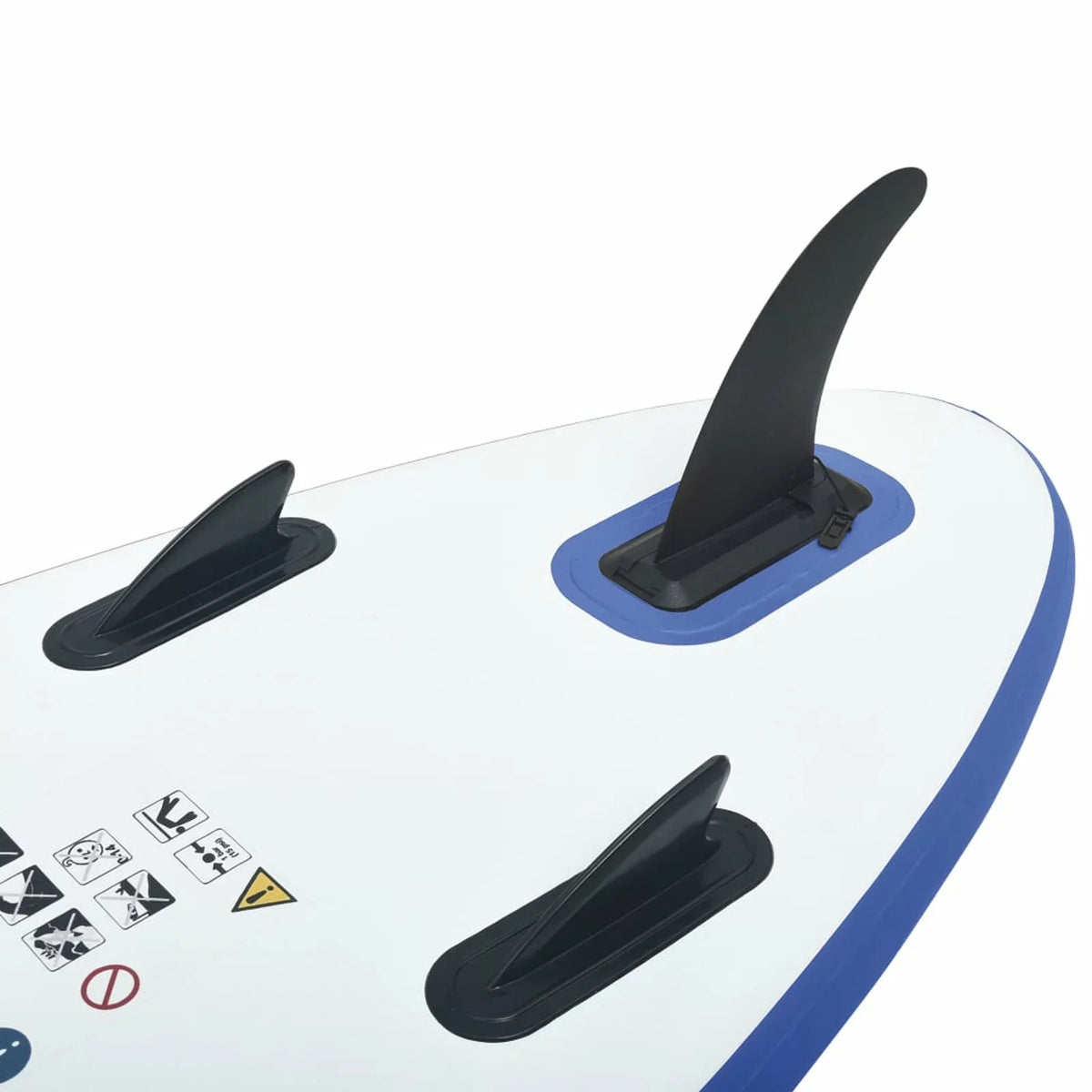 Blue White Set Surfboard and ametoys Paddle Inflatable Board