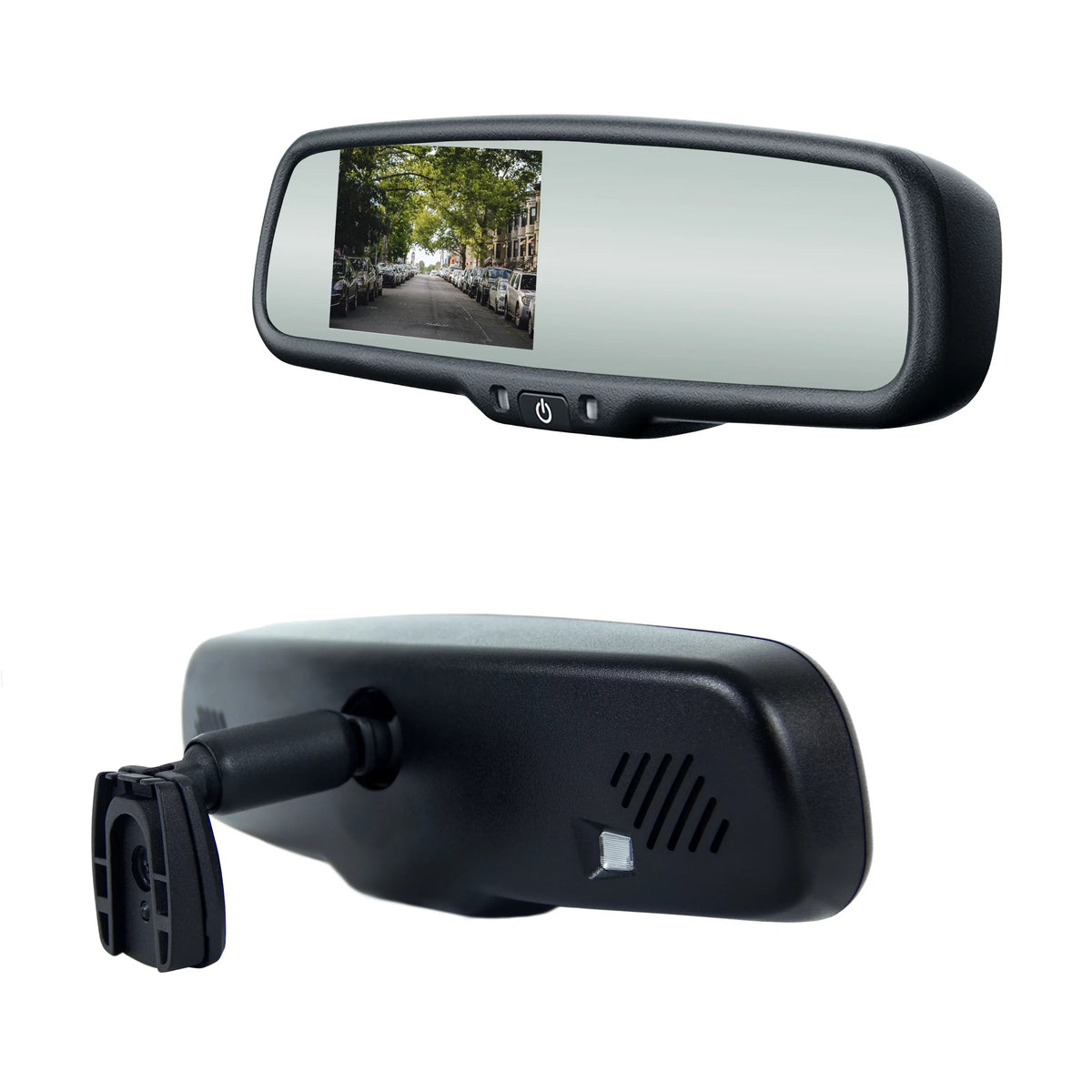 with for Mirror OEM Screen Transmitter Rear 4.3" LCD Master Wireless Fit Universal Tailgaters View Mount & | Cars