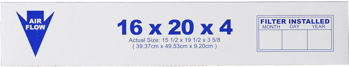 '+ Pack 2 16x20x4 Carbon Air 12 MERV Filter 5/8) Pleated Nordic Pure Pleated (3