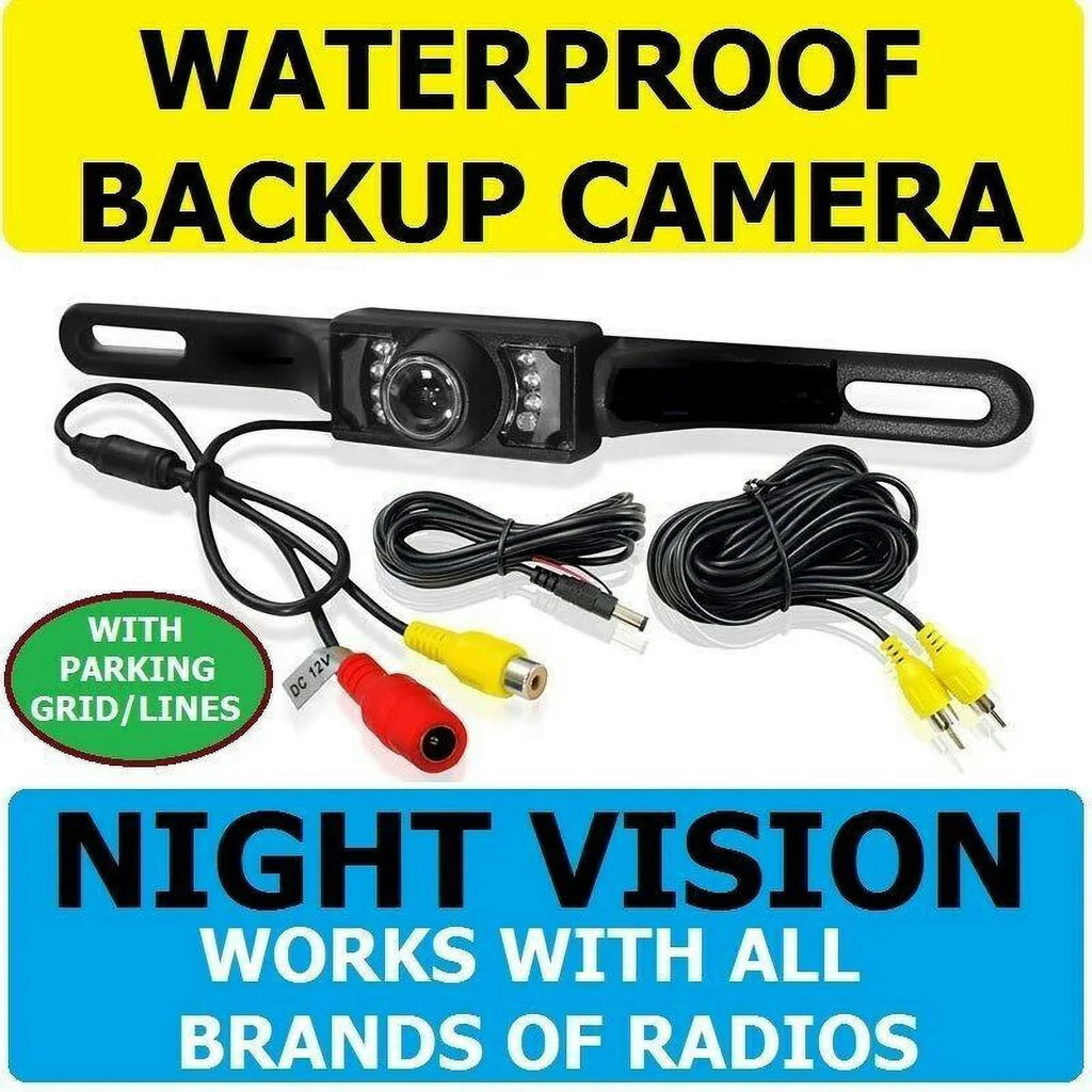 Backup View Camera Car Night Color License Rear Reverse New Waterproof Plate