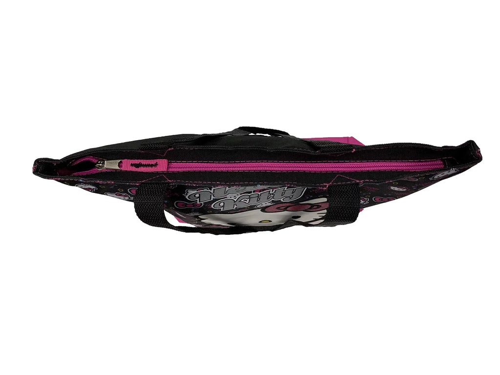 Hello - - Bow Pink Kitty New 821309 Tote Bag Black