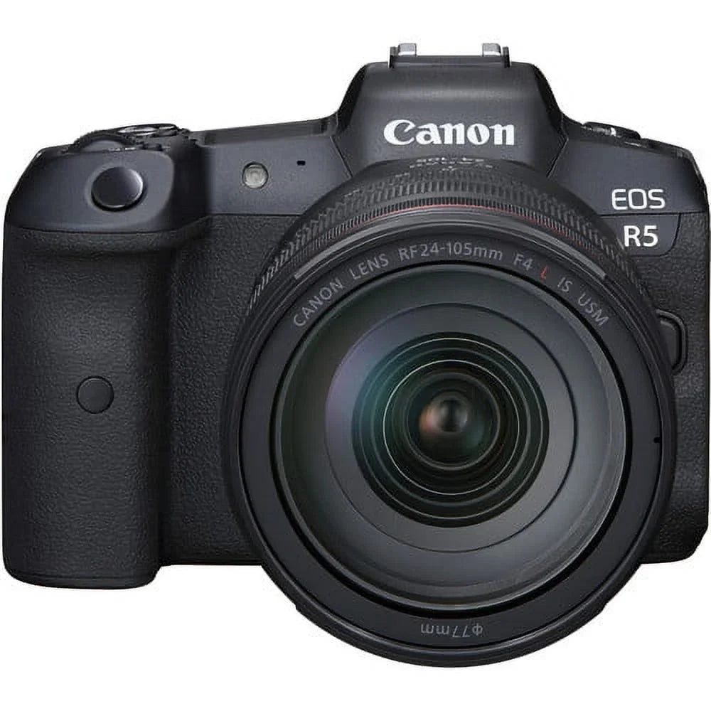 Lens+case+256Memory Telephoto III with Mirrorless f/4L f/4 Camera (24PC) IS USM Lens+500mm R5 EOS f/8 L RF EF Cards Lens+ Preset Canon 75-300mm Canon 24-105mm
